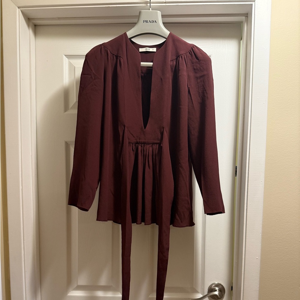 Prada Rich Burgundy Top